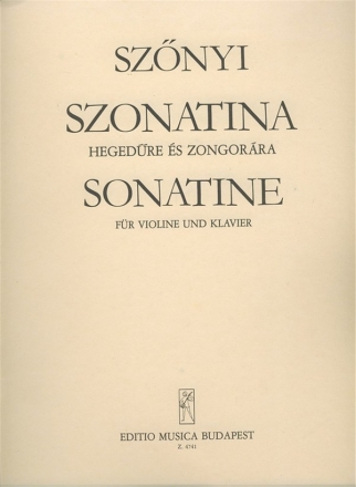 Sznyi Erzsbet Sonatina  Violin and Piano