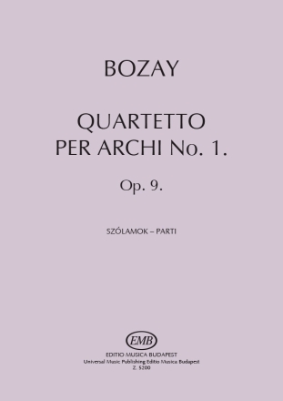 Bozay Attila String Quartet  String Quartet