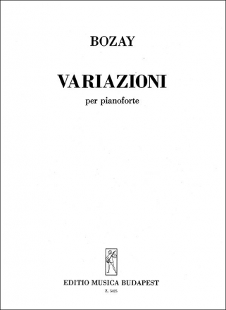 Bozay Attila Variazioni  Piano