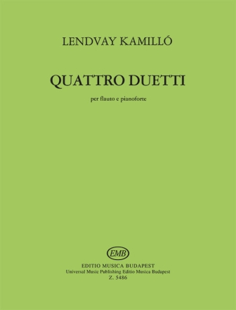 Lendvay Kamill Quattro duetti  Flute and Piano