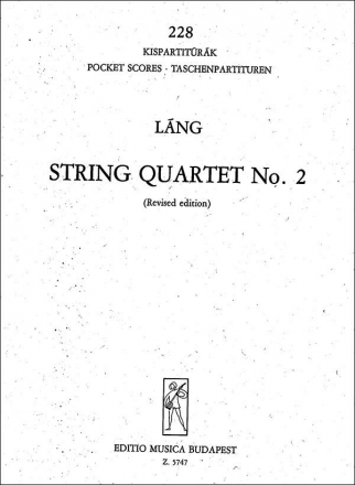 Lng Istvn String Quartet No. 2  String Quartet