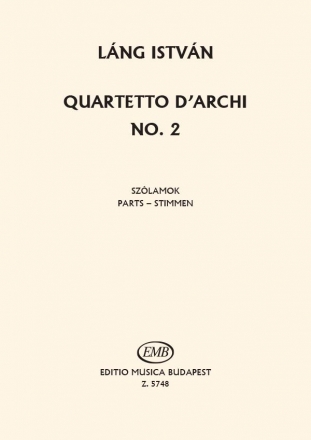 Lng Istvn String Quartet No. 2  String Quartet