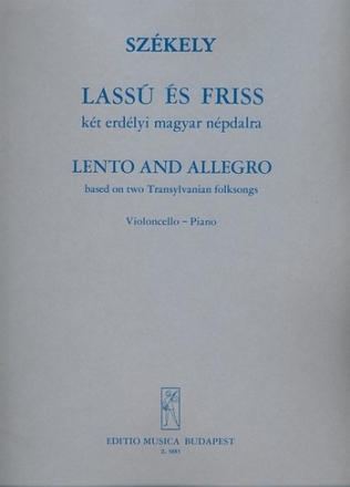 Szkely Endre Lento and Allegro  Violoncello and Piano