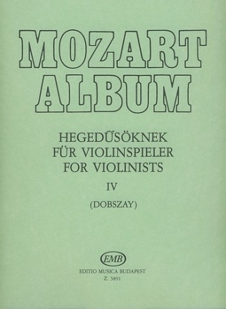 Mozart Album vol.4 for violin and piano