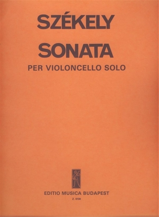 Szkely Endre Sonata  Violoncello