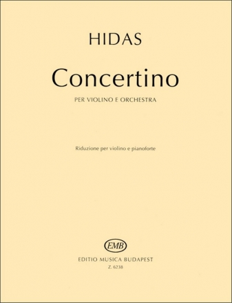 Hidas Frigyes Violin Concerto  Violin and Piano