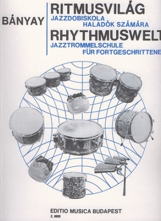 Bnyay Lajos World of Rhythm Jazz Drum Tutor, Vol. 2 Drums (drumset)