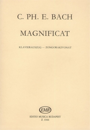 Carl Philipp Emanuel Bach Magnificat in D major Mixed Choir (Partitur)