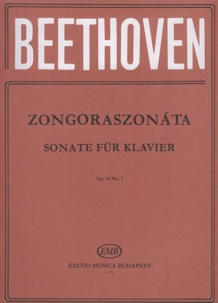 Sonatas for piano in separate editions op. 10  no. 1, C minor Piano