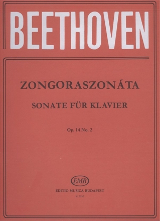 Sonatas for piano in separate editions op. 14 no. 2, G major Piano