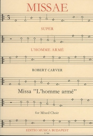 Missa L'homme arm for mixed choir Motet