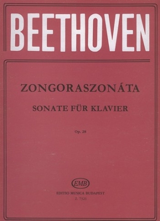 Sonatas for piano in separate editions (Weiner op. 28 D major, Pastorale'' Piano