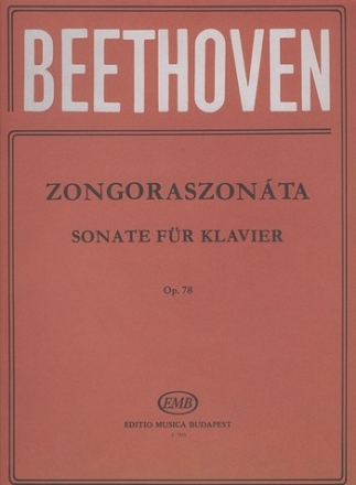 Sonatas for piano in separate editions (Weiner op. 78, F sharp major Piano