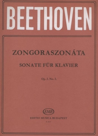 Sonate op.2/2 A-Dur fr Klavier