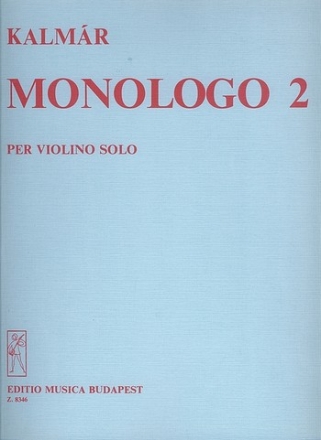 Kalmr Lszl Monologo 2  Violin