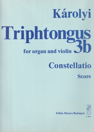 Krolyi Pl Triphtongus 3b for organ and violin Organ and various instruments