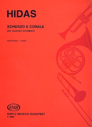 Scherzo e corale fr 4 Posaunen Partitur und Stimmen