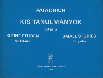 Patachich Ivn Small Studies for guitar Guitar