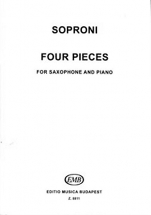 Soproni Jzsef Four Pieces for saxophone and piano Saxophone and piano