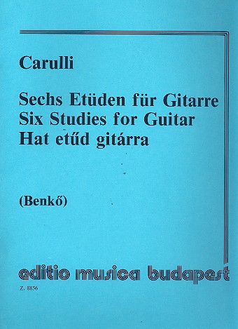 6 Etden fr Gitarre