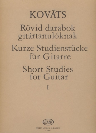 Kurze Studienstcke Band 1 fr Gitarre (dt/en/ung)