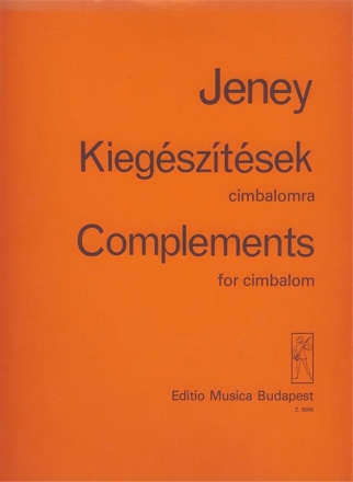 Jeney Zoltn Complements for cimbalom Cimbalom zimb. ungh.