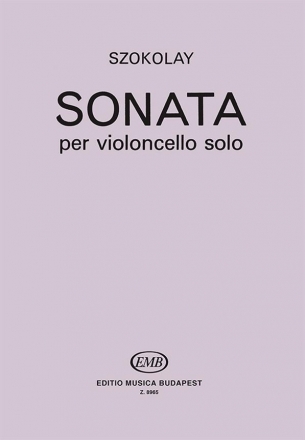 Szokolay Sndor Sonata  Violoncello