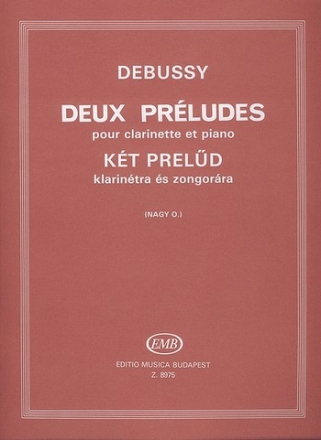 Two Preludes for clarinet and piano Clarinet and  Piano