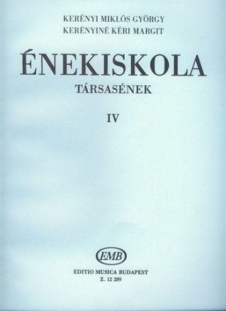 nekiskola (Gesangsschule) Band 4 fr 2-3 Stimmen und Streicher und/oder Klavier Partitur