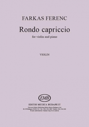 Farkas Ferenc Rondo capriccio  Violin and Piano