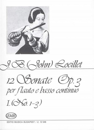 12 Sonaten op 3 Vol.1 (nos.1-3) for flute and piano