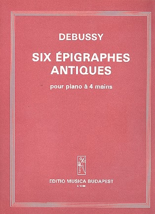 6 pigraphes antiques pour piano  4 mains partition