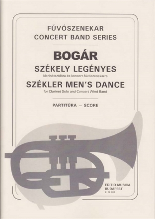 Bogr Istvn Szkler Men's Dance for clarinet and concert band Concert Band cl. solo - picc., 2 fl., 11 cl., 4 sax.a., 2 sax.t., 2