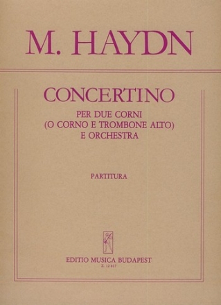 Haydn, Michael Concertino per due corni e orchestra 2 krtre s zenekarra Concertos