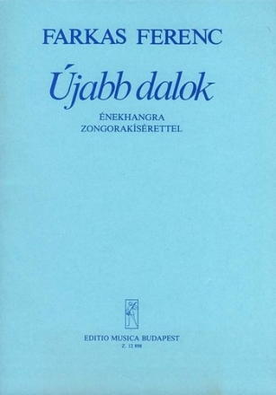 Farkas Ferenc jabb dalok  Voice and piano