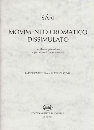 Sri Jzsef Movimento cromatico dissimulato per flauto, pianoforte e percussioni Chamber Music for Mixed  Ensembles