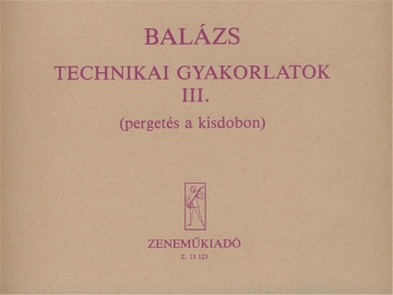 Balzs Oszkr Technical Studies for percussion Percussion (classical)