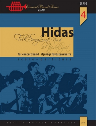 Hidas Frigyes Folksong Suite No. 2 Wind Band (Partitur)