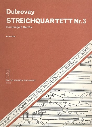 Streichquartett Nr.3  Partitur