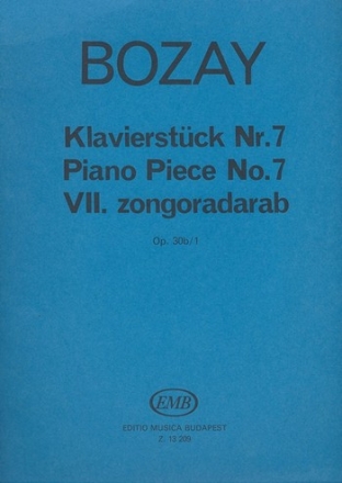 Bozay Attila Piano Piece No. 7  Piano