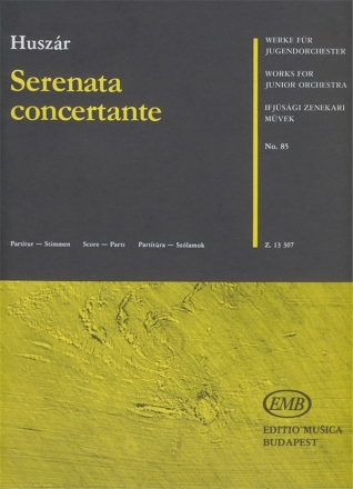 Huszr Lajos Serenata concertante for flute and junior string orchestra String Orchestra fl, 3 vl1, 3 vl2, 2 vla, 2 vlc, cb