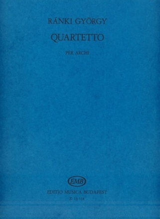 Rnki Gyrgy Quartetto per archi in memoriam Bla Bartk  String Quartet