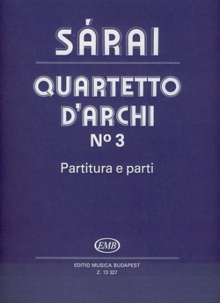 Srai Tibor Quartetto d'archi No. 3  String Quartet