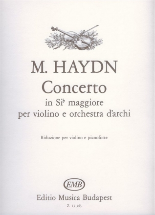 Michael Haydn_Robert Arpad Muranyi_Istvan Koloss Concerto In Sib Maggiore  Per Violino Solo E Orch Violine und Klavier