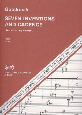 Seven Inventions and Cadence (Second String Quartet) String Quartet