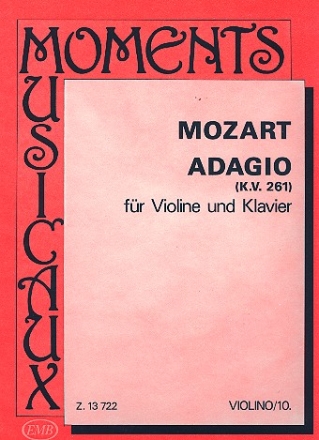 Adagio KV261 fr Violine und Klavier