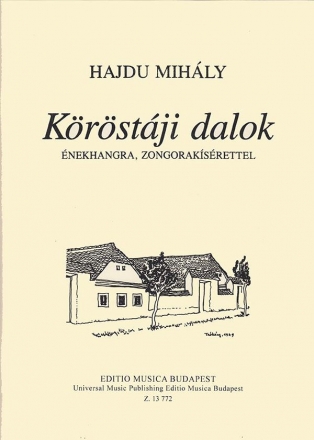 Hajdu Mihly Krstji dalok  Voice and piano