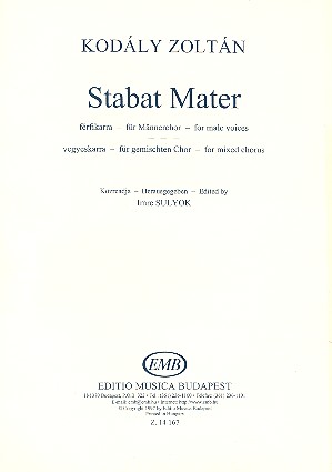 Stabat Mater fr Mnnerchor a cappella Partitur