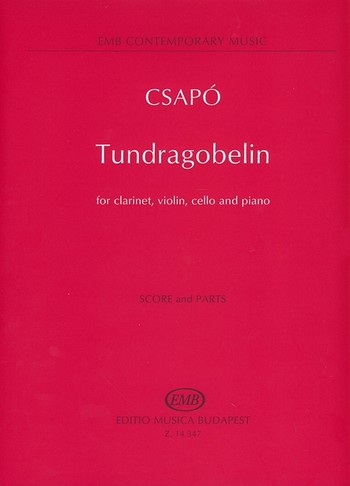 Tundragobelin  for clarinet, violin, violoncello and piano Score and parts