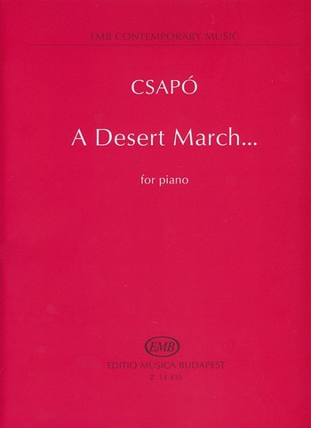 A desert march for piano